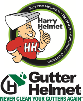 Gutter Helmet by Harry Helmet® logo